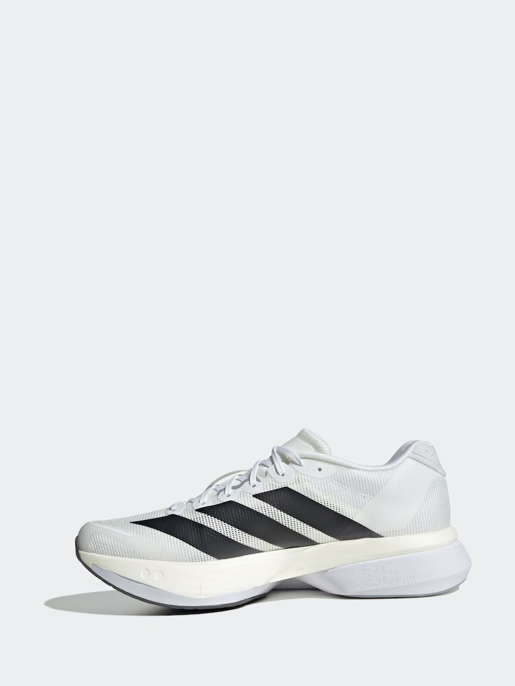 adidas Off White adizero Boston 13 Trainers - Image 2 of 9 adidas Off White adizero Boston 13 Trainers - Image 2 of 9