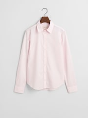 GANT Pink Regular-Fit Classic Stripe 100% Cotton Shirt - Image 5 of 5