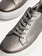 Серебряный - Кроссовки Linzi Jersey Lace Up Flatform - Image 6 of 6