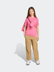 adidas Originals Pink Kids T-Shirt - Image 3 of 6