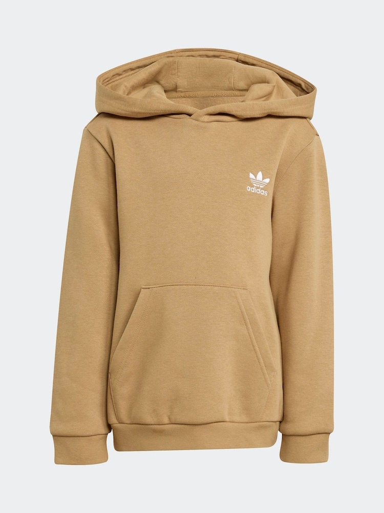 adidas Originals Brown Little Kids Hoodie and Cargo Joggers Set - Image 2 of 8 adidas Originals Brown Little Kids Hoodie and Cargo Joggers Set - Image 2 of 8
