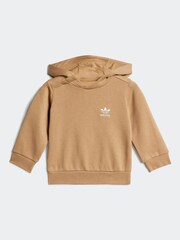adidas Originals Brown Infant Kids Hoodie and Cargo Joggers Set - Image 2 of 7