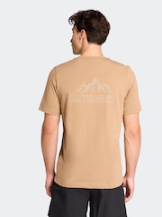adidas Brown Terrex Graphic T-Shirt - Image 2 of 6