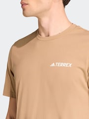 adidas Brown Terrex Graphic T-Shirt - Image 5 of 6