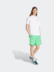 adidas Green Adicolor 3-Stripes 8-Inch Swim Shorts - Image 3 of 6