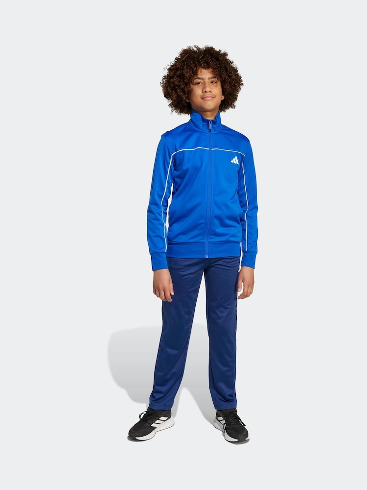 adidas Blue Light Kids Tricot Colour Pop Tracksuit - Image 1 of 5