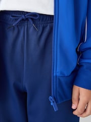 adidas Blue Light Tricot Colour Pop Kids Tracksuit - Image 10 of 10