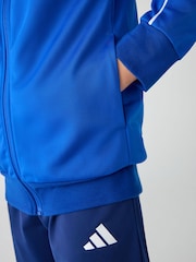 adidas Blue Light Tricot Colour Pop Kids Tracksuit - Image 8 of 10