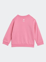 adidas Pink Disney Minnie Mouse Sweatshirt and Joggers Set Infant Kids - Image 6 of 7