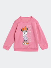 adidas Pink Disney Minnie Mouse Sweatshirt and Joggers Set Infant Kids - Image 7 of 7