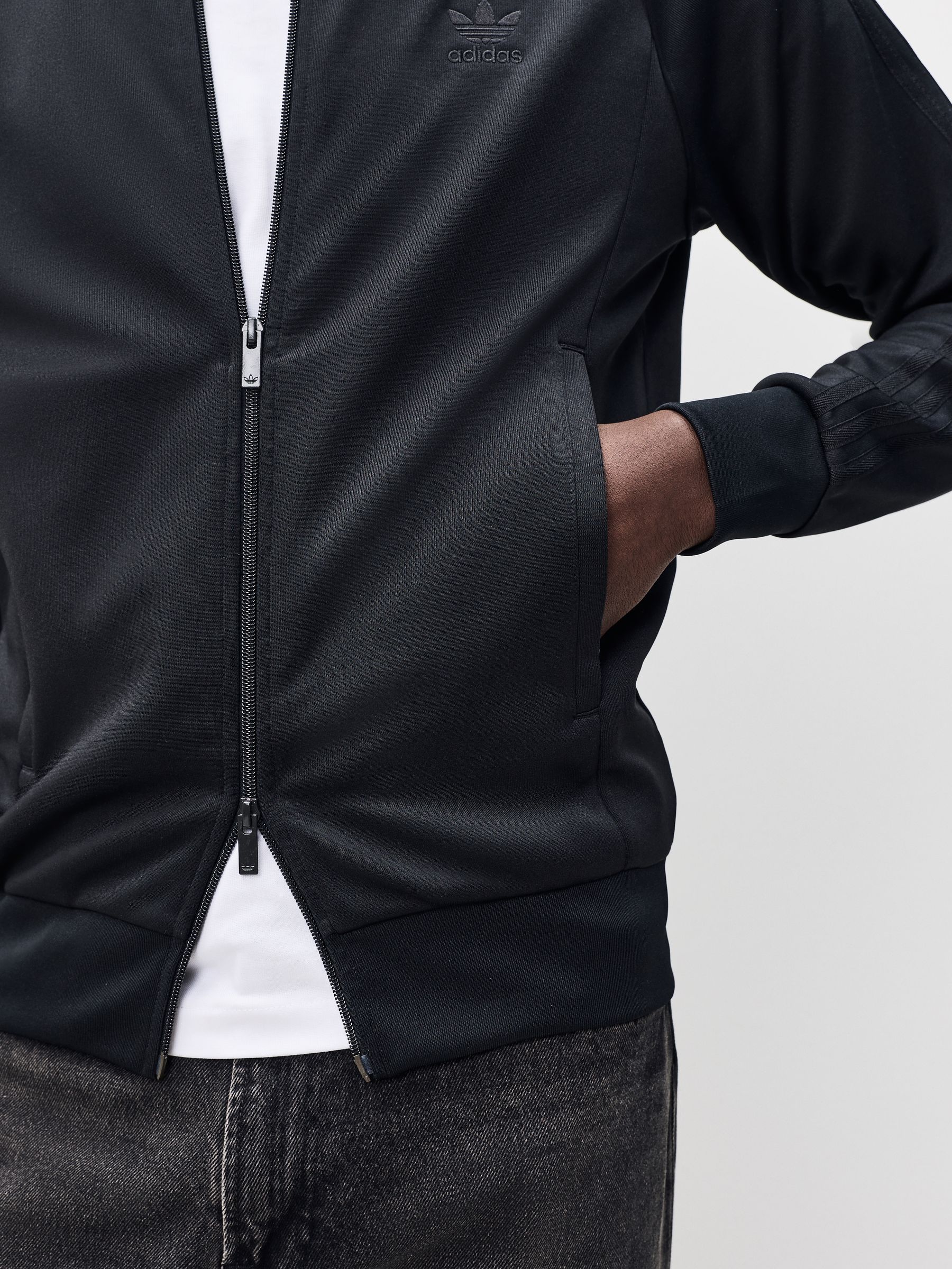 Buy adidas Originals Black Adicolor Classics Sst Track Jacket from