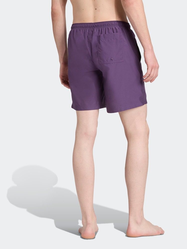 adidas Purple Adic 8 Inch Swim Shorts - Image 2 of 6 adidas Purple Adic 8 Inch Swim Shorts - Image 2 of 6