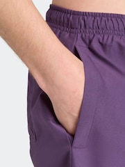 adidas Purple Adic 8 Inch Swim Shorts - Image 4 of 6
