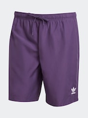 adidas Purple Adic 8 Inch Swim Shorts - Image 6 of 6