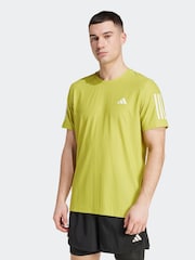 adidas Green Dark Own the Run T-Shirt - Image 1 of 6