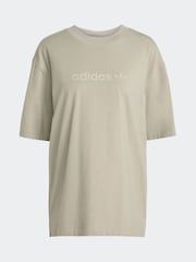 Luz verde - Camiseta oversize adidas Originals Essentials Linear - Imagem 5 de 5