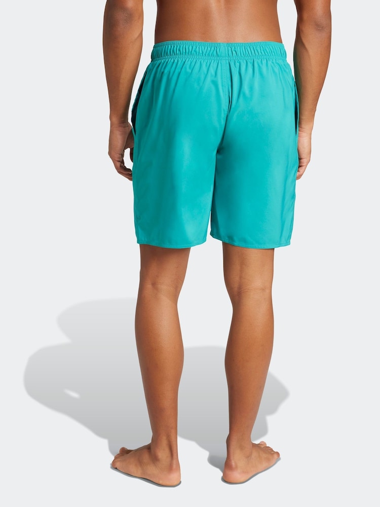 adidas Green 8-Inch Swim Shorts - Image 2 of 6