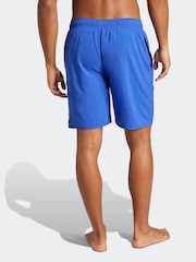 adidas Blue 8-Inch Swim Shorts - Image 2 of 6