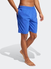 adidas Blue 8-Inch Swim Shorts - Image 3 of 6