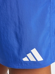 adidas Blue 8-Inch Swim Shorts - Image 5 of 6