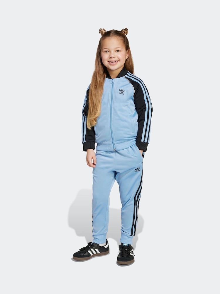 Buy adidas Blue Adicolor SST Little Kids Tracksuit from Next Oman