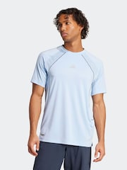 adidas Blue Tech Apparel Climacool T-Shirt - Image 1 of 6