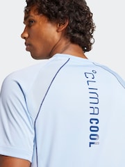 adidas Blue Tech Apparel Climacool T-Shirt - Image 5 of 6