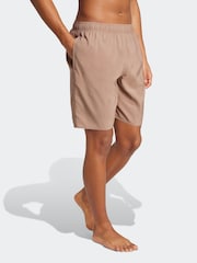 adidas Brown 8-Inch Swim Shorts - Image 3 of 6