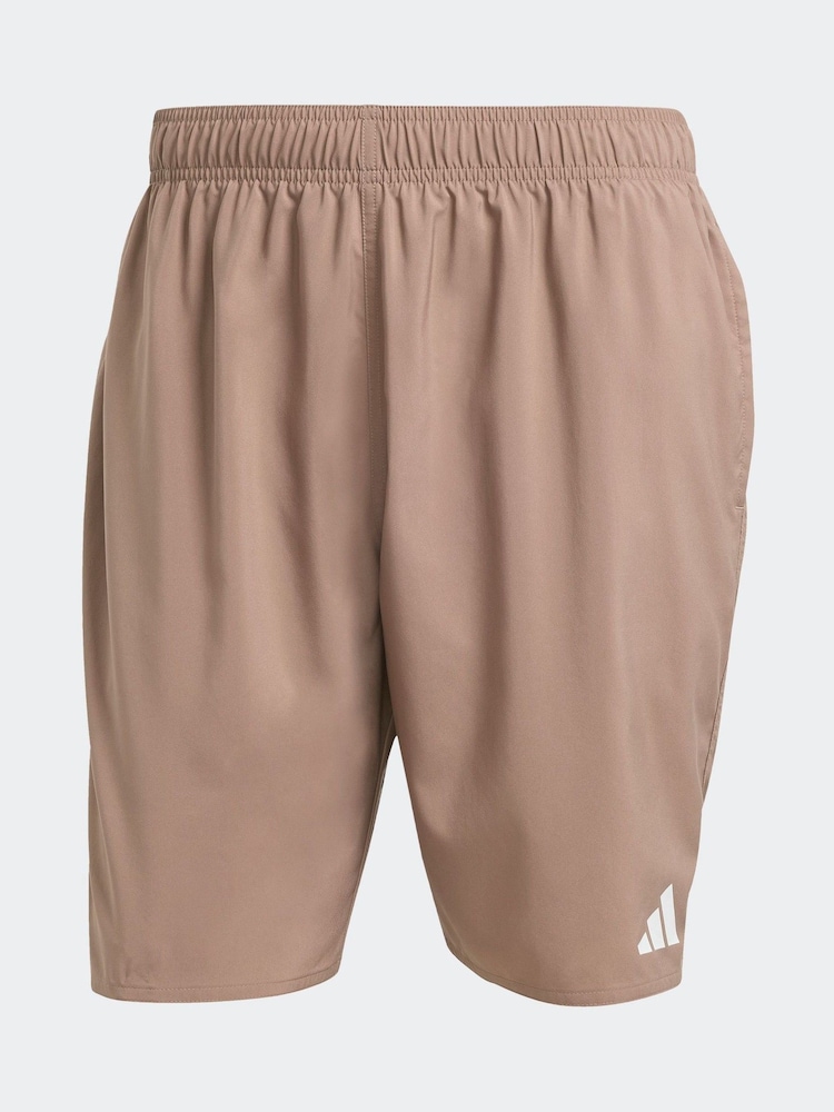 adidas Brown 8-Inch Swim Shorts - Image 6 of 6 adidas Brown 8-Inch Swim Shorts - Image 6 of 6