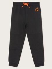 Monsoon Black Reinforced 100% Cotton Knee Joggers - Image 1 of 3