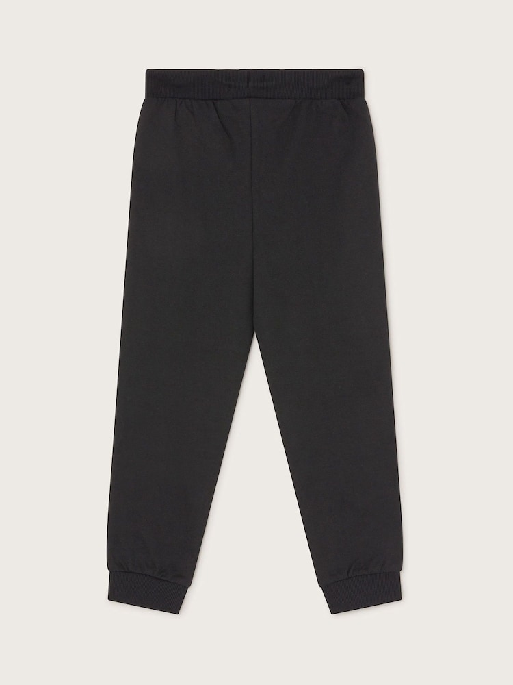 Monsoon Black Reinforced 100% Cotton Knee Joggers - Image 2 of 3 Monsoon Black Reinforced 100% Cotton Knee Joggers - Image 2 of 3