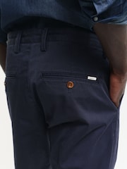 GANT Blue Twill Chino Trousers - Image 4 of 9
