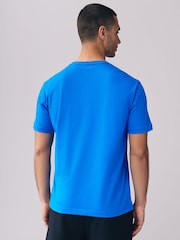 GANT Bright Blue Regular-Fit Shield 100% Cotton T-Shirt - Image 2 of 4