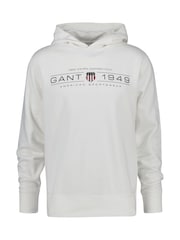 Cream - GANT Graphic Hoodie - Image 4 of 5