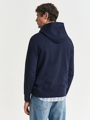 GANT Blue Graphic Hoodie - Image 2 of 6
