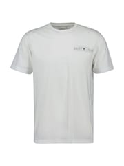 GANT Cream Short Sleeve 100% Cotton T-Shirt - Image 4 of 5
