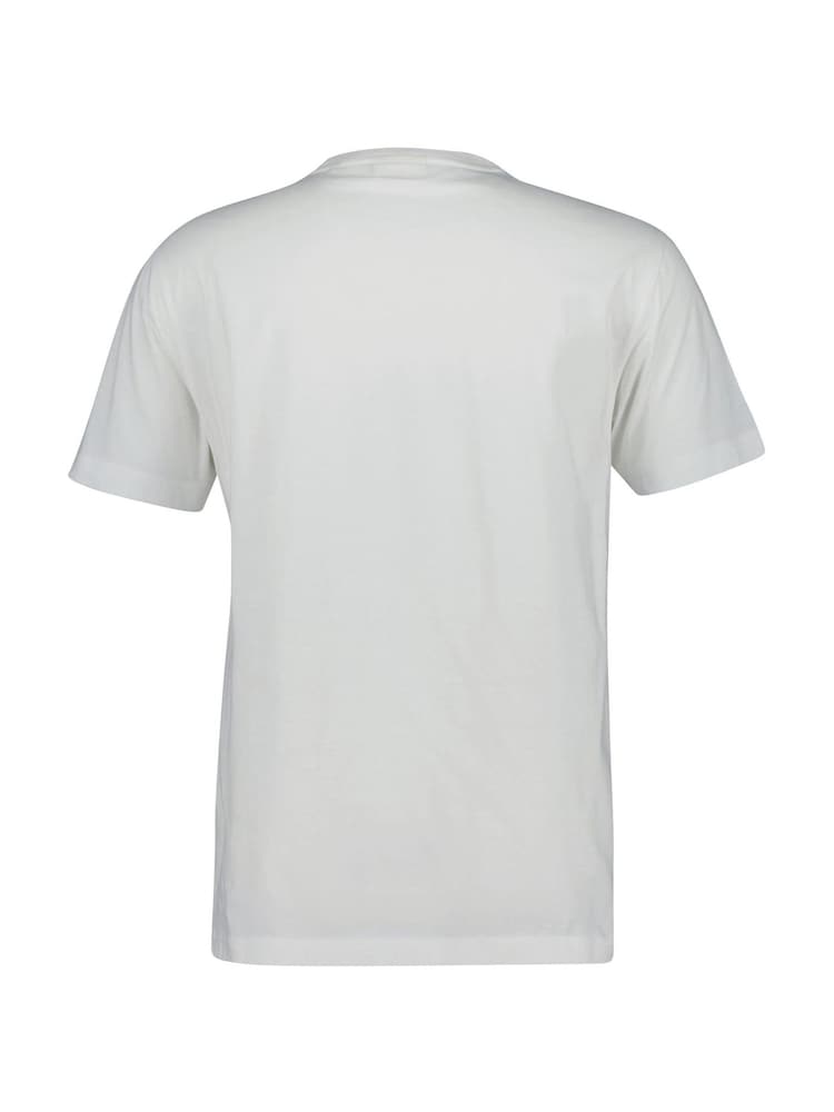GANT Cream Short Sleeve 100% Cotton T-Shirt - Image 5 of 5
