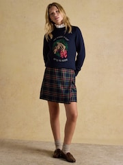 Joules Noelle Horse Embroidered Festive Knitted Jumper - Image 4 of 7