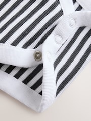 Gris antracita - Conjunto de peto de denim y bodi de bebé (0meses -2años) - Imagen 9 de 9