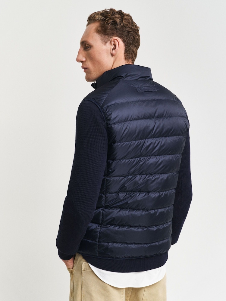 GANT Blue Light Weight Down Gilet - Image 2 of 5