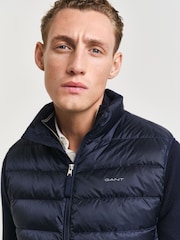 GANT Blue Light Weight Down Gilet - Image 3 of 5