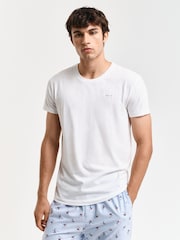 GANT White Regular-Fit T-Shirts 2 Pack - Image 1 of 4
