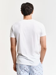 GANT White Regular-Fit T-Shirts 2 Pack - Image 2 of 4