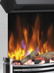 Dimplex Chrome Helmsdale Inset Fireplace - Image 3 of 5