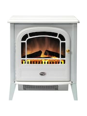 Dimplex White Courchevel Optiflame Free Standing Electric Stove - Image 2 of 5
