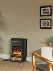 Dimplex Brass Cheriton Deluxe Brass Free Standing Fire - Image 1 of 9