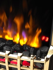 Dimplex Brass Cheriton Deluxe Brass Free Standing Fire - Image 3 of 9