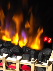 Dimplex Brass Cheriton Deluxe Brass Free Standing Fire - Image 6 of 9