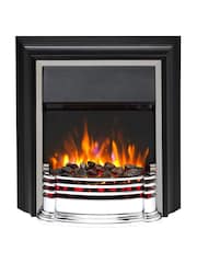 Dimplex Chrome Detroit Deluxe Free Standing Fire - Image 2 of 5