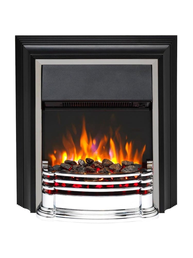 Dimplex Chrome Detroit Deluxe Free Standing Fire - Image 2 of 5